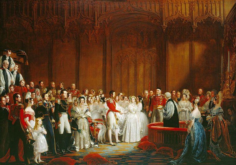 George Hayter The Marriage of Queen Victoria Germany oil painting art